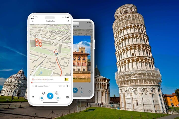 Pisa Tuscany Walking Tour with Audioguide on Your Smartphone