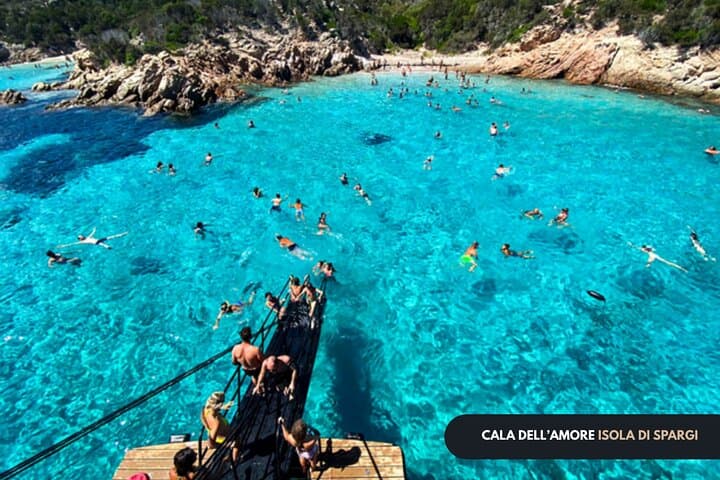 La Maddalena Archipelago Boat Tour VIP Bridge – Full day
