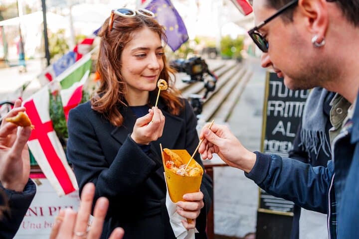 Genoa Small-Group Food Tour with Full Meal & Local Food Expert