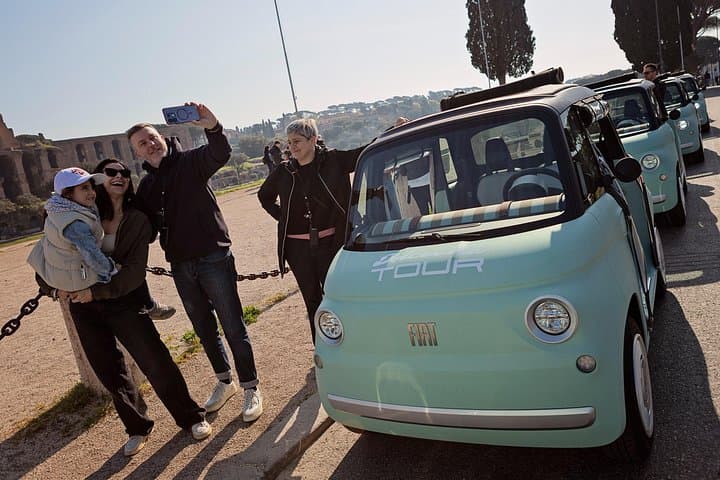 Topolino Dolce Vita City Tour 3 Hour with Electric Vehicle