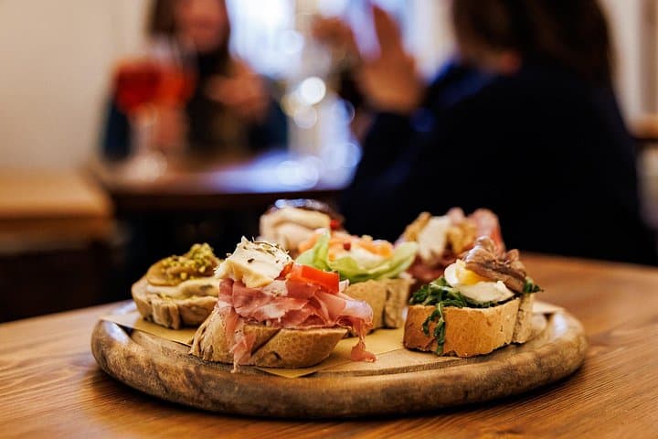 Taste a wide selection of themed Cicchetti alongside your foodie expert