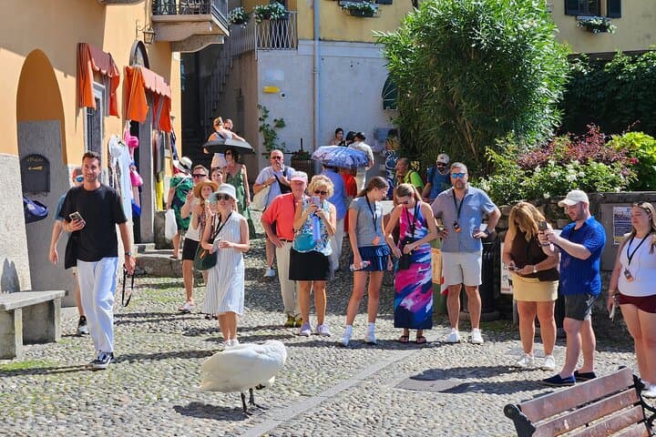 Lake Como: Varenna & Bellagio by Private Boat and Ferry