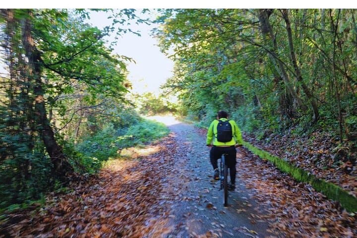 Cycle through Valle di Maddaloni, completing your scenic e-bike adventure