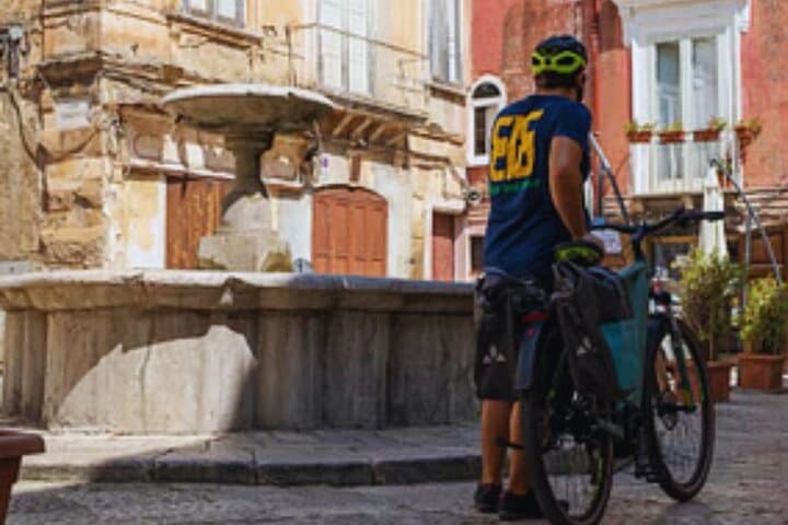 Pass the UNESCO-listed Aqueduct of Vanvitelli on your way through Caserta