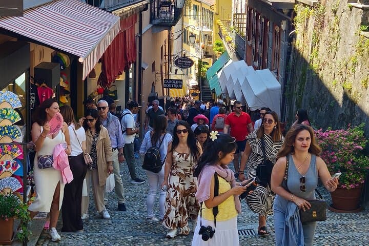 Lake Como: Varenna & Bellagio by Private Boat and Ferry