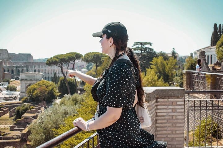Overlooking the Roman Forum