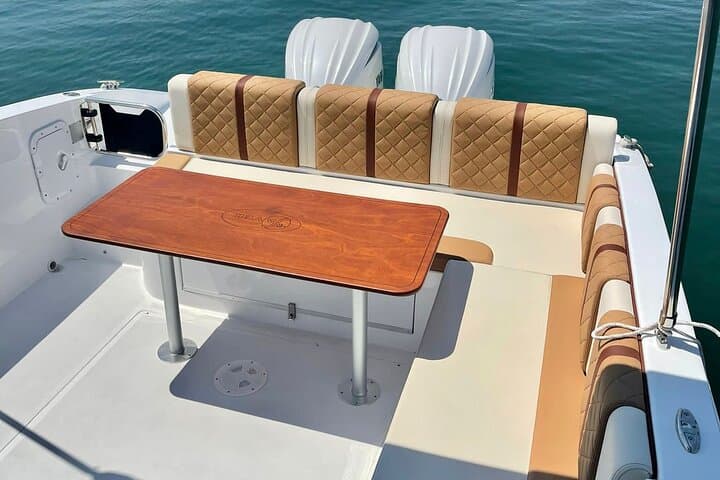 Sunbeds and backrests forward of our Xamira