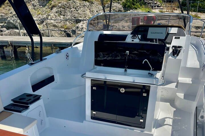 Interior of our Xamira outboard