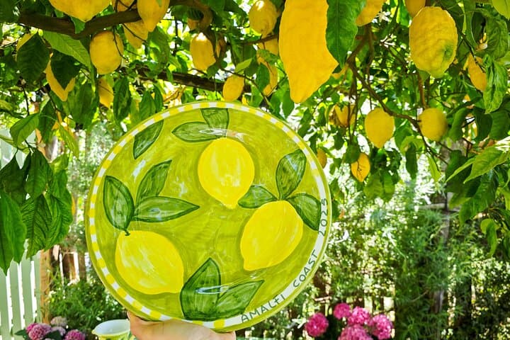Sorrento: Amalfi Coast Ceramic Class with Local Flavors
