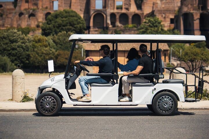 Ancient Appia and Roman Catacombs Private Tour with Golf Cart