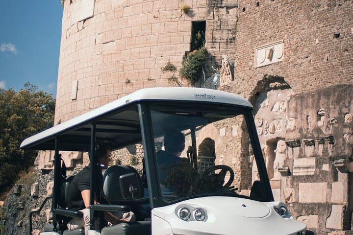 Ancient Appia and Roman Catacombs Private Tour with Golf Cart