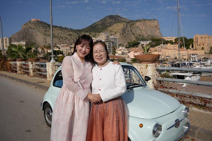 Vintage Fiat 500 Tour with Photoshoot in Palermo