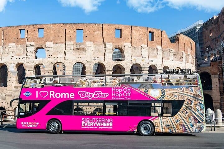 Official Rome Hop-on Hop-off Sightseeing Bus Tour