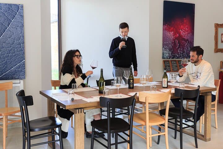 Tasting gorgeous wines