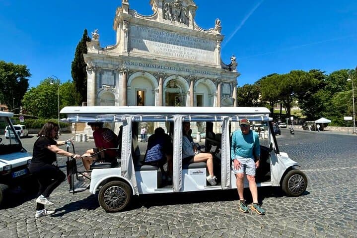 Rome by Golf Cart Private Tour and Colosseum Ticket & Audio Guide