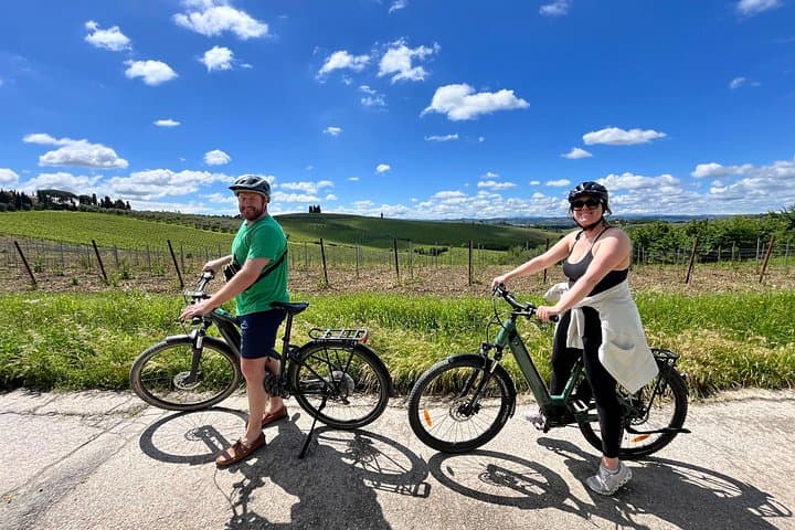 Florence: Private E-Bike Tour Chianti Wine,Lunch & Hotel Pick-Up