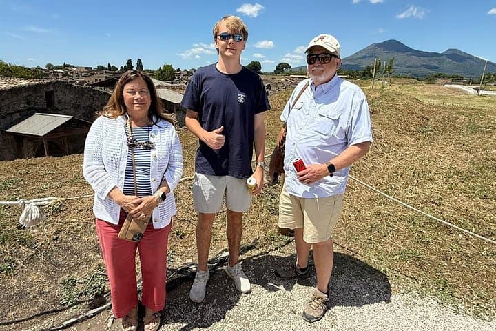 Private Transfer to Sorrento from Naples with Stop 2H in Pompeii