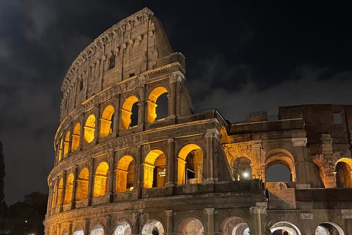 Rome at Night by Golf Cart