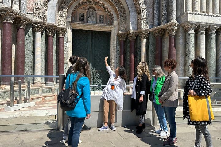 In front of St. Mark's Basilica