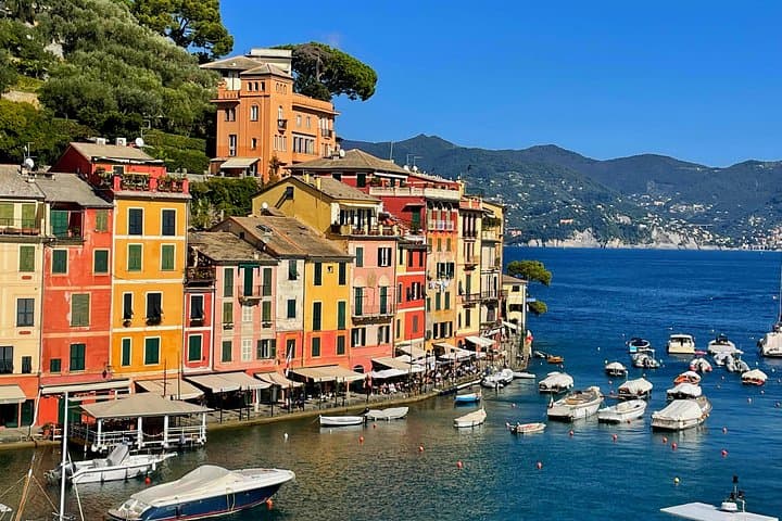 Colorful facades of Portofino