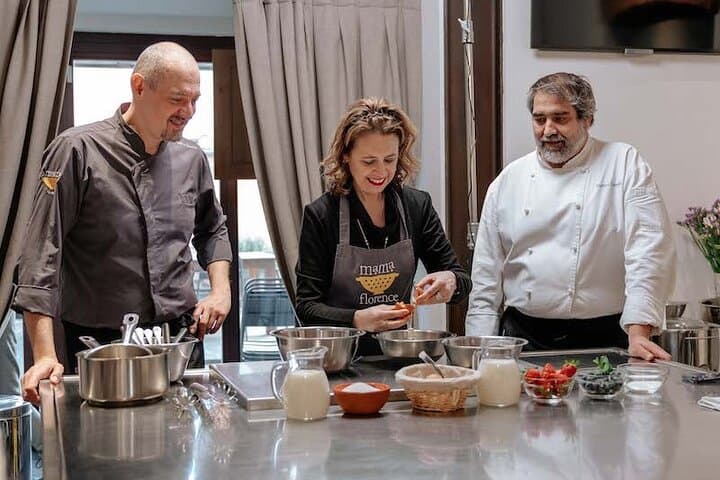 MaMa Florence Guided Market Tour and 4 Course-Pasta Cooking Class