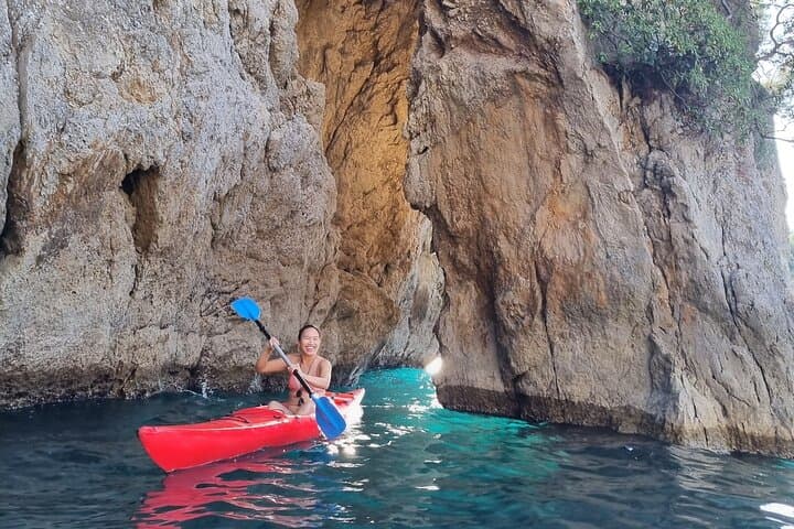 Sunset Kayak Adventure & Caves Tour, Swimming & Aperitif