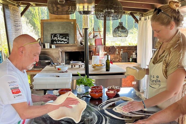 Home Made Pizza Cooking Class in Tuscany with small group