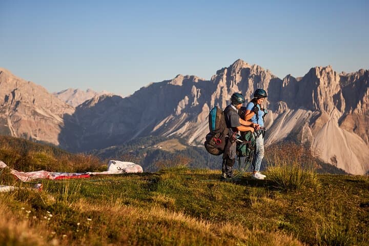 Paragliding adventure Plose/Brixen Dolomites for nature lovers