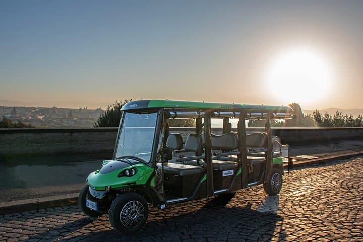 Our golf carts are perfect for slow travel, big stories, and intimate moments.