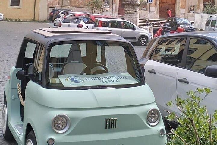 Rome Highlights with Fiat Topolino Private Tour