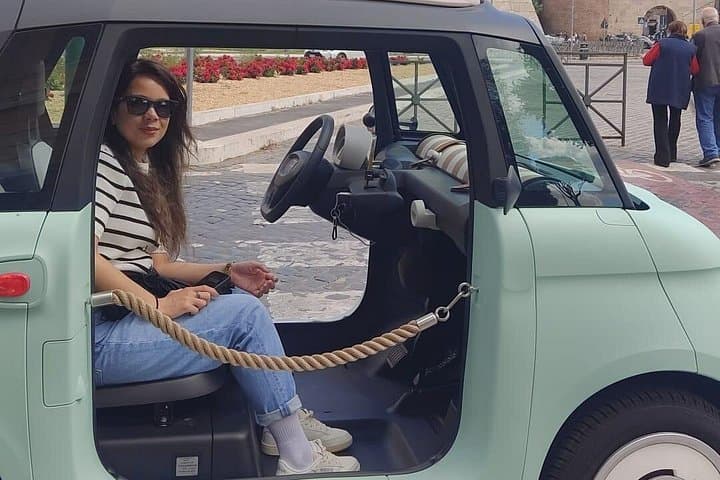 Rome Highlights with Fiat Topolino Private Tour
