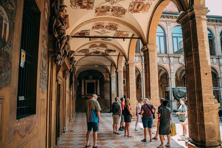 Bologna Small Group Walking Tour with Archiginnasio