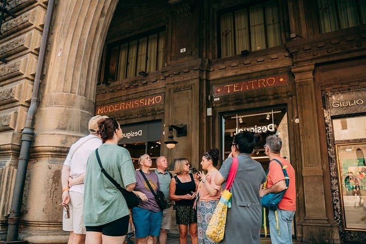 Bologna Walking Tour with Tower Sky View and Archiginnasio