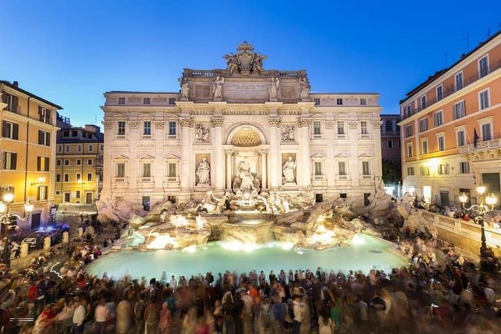Rome at Sunset: Colosseum & Trevi Fountain Group Tour