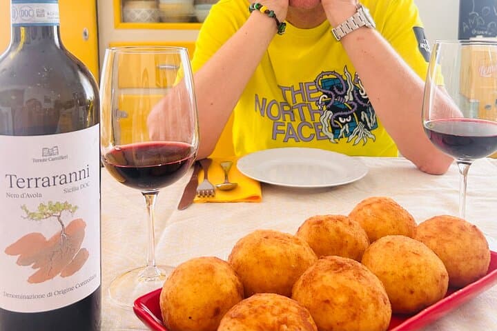 Cooking class on Arancine in Agrigento
