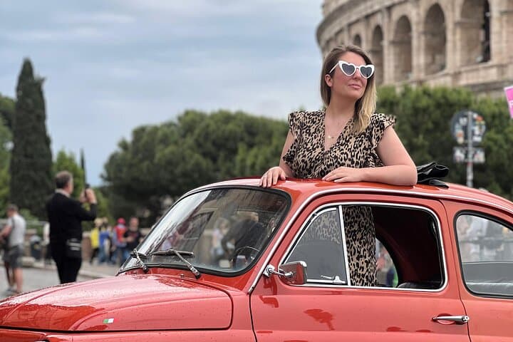 Fiat 500 Professional Pictures Rome Tour