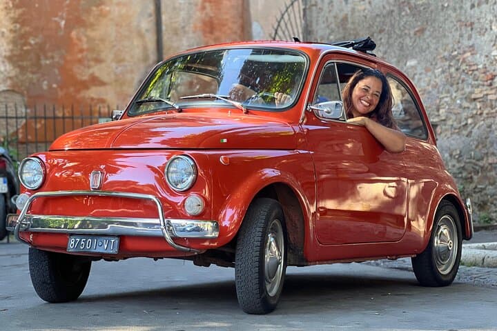 Fiat 500 Professional Pictures Rome Tour