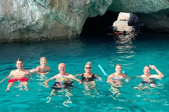 Snorkel and swim in hidden Capri grottos.