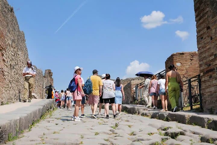 Pompeii Express : Guided tour from Naples by train included
