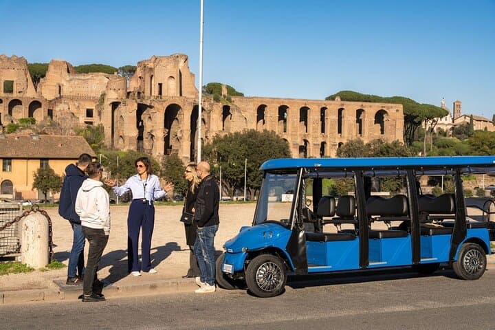 Rome in Style: Golf Cart Tour with Prosecco and Gelato