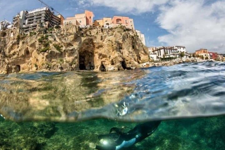 Snorkeling in the Sunken City of Baia.The Underwater Pompeii