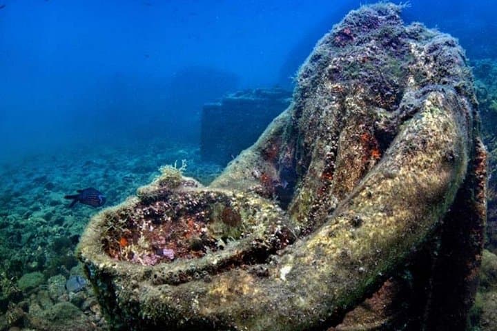 Snorkeling in the Sunken City of Baia.The Underwater Pompeii