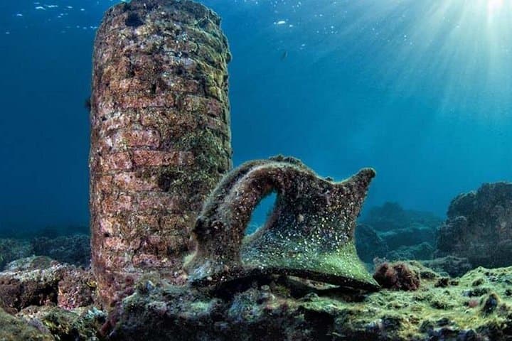 Snorkeling in the Sunken City of Baia.The Underwater Pompeii