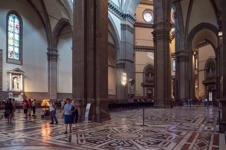 Explore the renowned dome designed by Filippo Brunelleschi, a masterpiece of Renaissance engineering