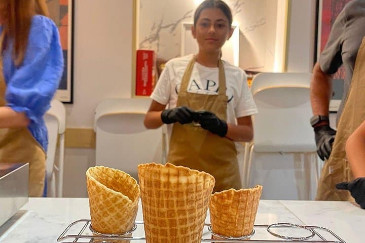 Pizza and Gelato Making Class in Rome