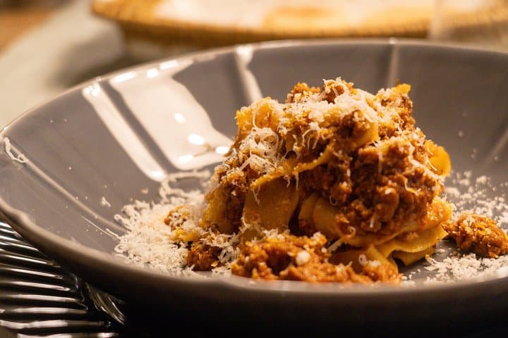 Traditional dish - tagliatelle