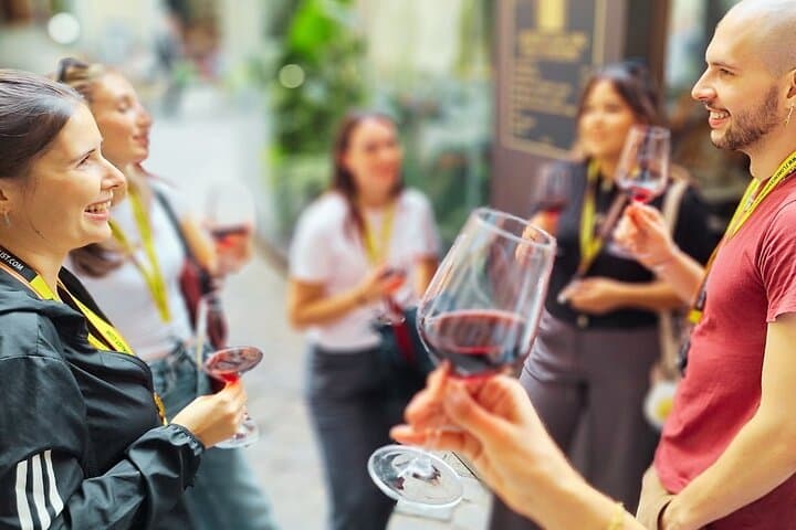 Wine Windows Walk with Wine Tasting and Appetizers