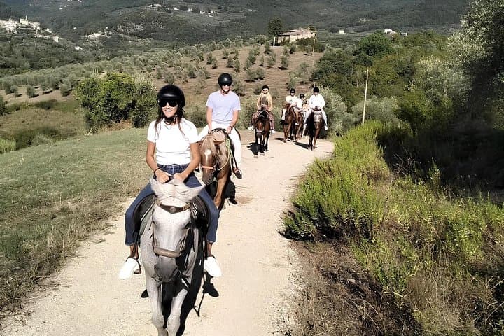 Scenic Tuscan Horseback Ride with Aperitif near Florence