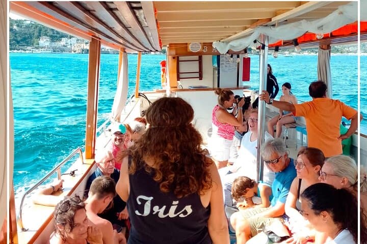 Visit To the sunken city of Baia with transparent keel boat