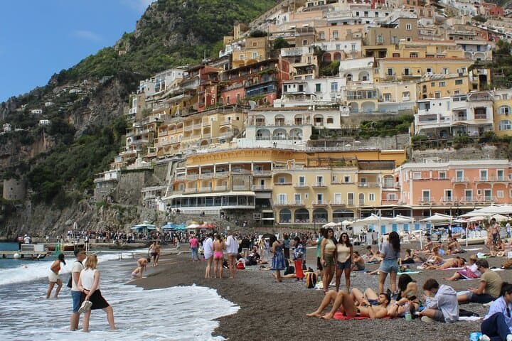 From Naples small group Sorrento Positano & Amalfi with boat tour